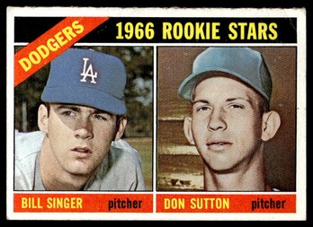 1966 TOPPS DON SUTTON ROOKIE BASEBALL CARD