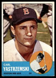 1963 TOPPS CARL YASTRZEMSKI BASEBALL CARD