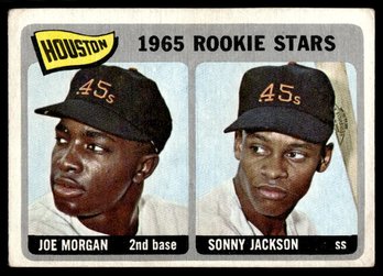 1966 TOPPS JOE MORGAN ROOKIE BASEBALL CARD