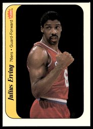 1986 FLEER STICKERS  JULIUS ERVING BASKETBALL CARD