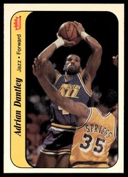 1986 FLEER STICKERS ADRIAN DANTLEY ROOKIE BASKETBALL CARD