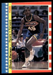 1987 FLEER STICKERS CHUCK PEARSON BASKETBALL CARD