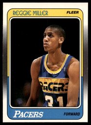 1988 FLEER REGGIE MILLER ROOKIE BASKETBALL CARD