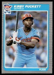 1983 FLEER KIRBY PUCKETT ROOKIE BASEBALL CARD