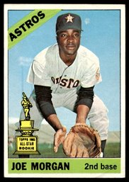 1966 TOPPS JOE MORGAN ROOKIE BASEBALL CARD