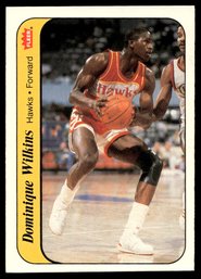 1986 FLEER STICKER DOMINIQUE WILKINS BASKETBALL CARD