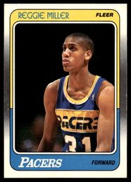 1988 FLEER REGGIE MILLER ROOKIE BASKETBALL CARD