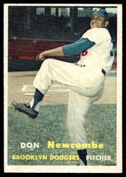 1957 TOPPS DON NEWCOMBE BASEBALL CARD