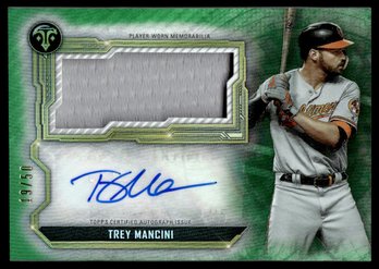 2020 TOPPS /50 AUTO TREY MANCINI BASEBALL CARD