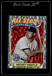 FOIL MICKEY MANTLE BASEBALL CARD