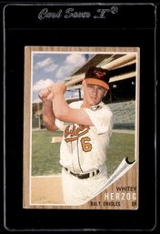 1962 TOPPS WHITEY HERZOG BASEBALL CARD