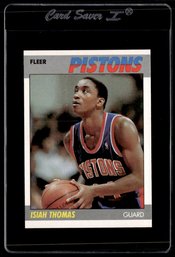 1987 FLEER ISIAH THOMAS BASKETBALL CARD