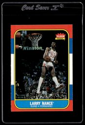 1986 FLEER LARRY NANCE BASKETBALL CARD