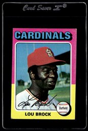 1975 Topps Lou Brock Baseball Card