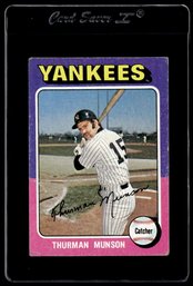 1975 Topps Thurman Munson Baseball Card