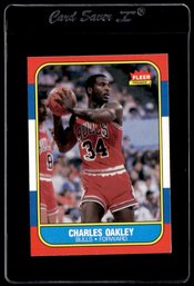 1986 Fleer Charles Oakley Basketball Rookie Card