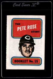 1970 Topps Booklet Pete Rose Baseball