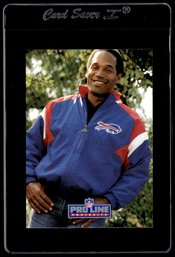 1991 Pro Line Portraits OJ Simpson Football Card