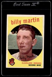 1959 Topps Billy Martin Baseball Card