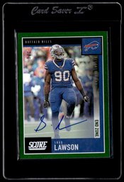 2020 Score Shaq Lawson Autographed Football Card #'d To 6 Ssp