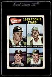 1965 Topps Jim Catfish Hunter Baseball Rookie Card