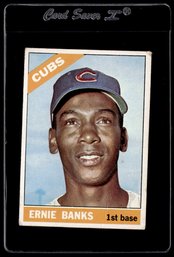 1966 Topps Ernie Banks Baseball Card