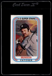 1976 Kelloggs 3D Thurman Munson Baseball Card