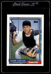 1992 Topps Traded Jason Veritek Baseball Rookie Card