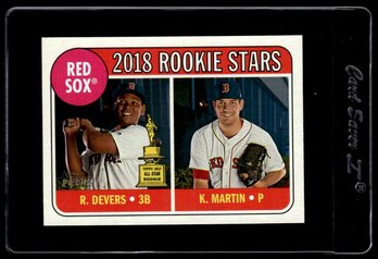 Rafael Devers Baseball Rookie Card