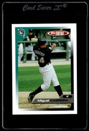 Miguel Cabrera Baseball Rookie Card