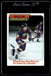 1978 Topps Mike Bossy Hockey Rookie Card