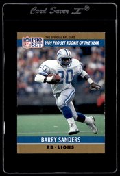 Barry Sanders Football Rookie Card