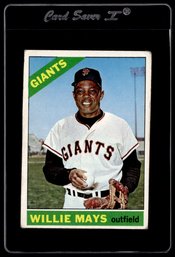 1966 Topps Willie Mays Baseball Card