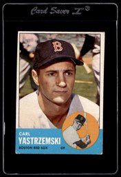 1963 Topps Carl Yastrzemski Baseball Card