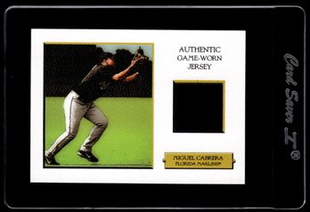 Miguel Cabrera Game Worn Jersey Baseball Card #d To 99