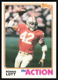 1982 TOPPS RONNIE LOTT ROOKIE