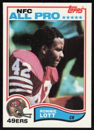 1982 TOPPS RONNIE LOTT ROOKIE