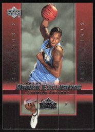 2003 Upper Deck Rookie Exclusives #3 Carmelo Anthony ROOKIE