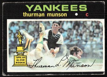 1971 Topps Thurman Munson ROOKIE