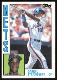 1984 TOPPS BASEBALL DARRYL STRAWBERRY ROOKIE