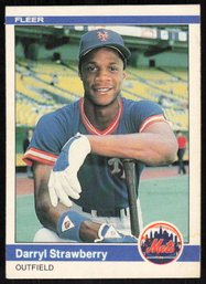 1984 FLEER BASEBALL DARRYL STRAWBERRY ROOKIE