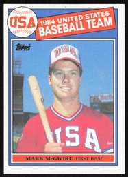 1985 TOPPS BASEBALL MARK MCGWIRE ROOKIE