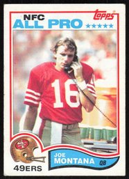 1982 TOPPS FOOTBALL JOE MONTANA