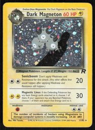 DARK MAGNETON 11/82 Pokmon Team Rocket 1st Edition Holo Foil