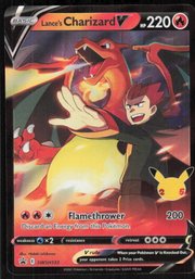 2021 Pokemon Holo Ultra Rare Lance's Charizard V