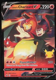 2021 Pokemon Holo Ultra Rare Lance's Charizard V