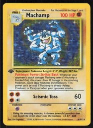 Machamp-Holo 1999 Pokemon TCG Base Set 1st Edition #8/102