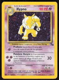 Pokemon Card - Hypno Fossil 8/62 Holo Rare 1999