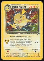 POKEMON Dark Raichu Holo 83/82