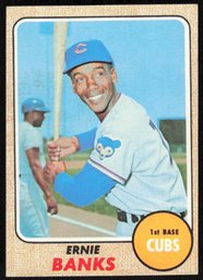 1968 Topps Baseball Ernie Banks